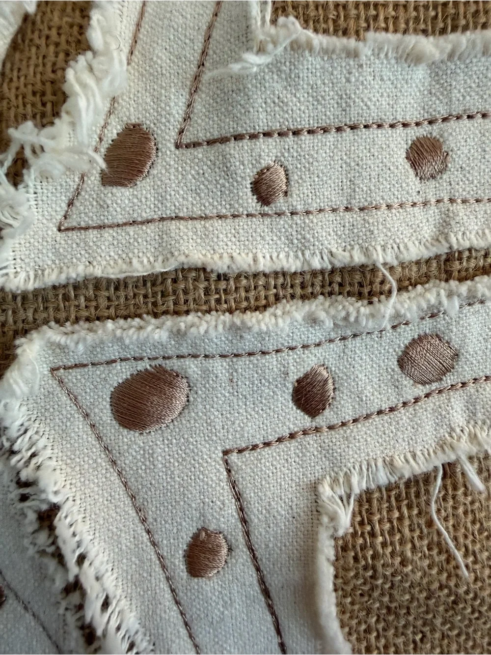 Beach Starfish Throw Pillow Zipper Back Burlap